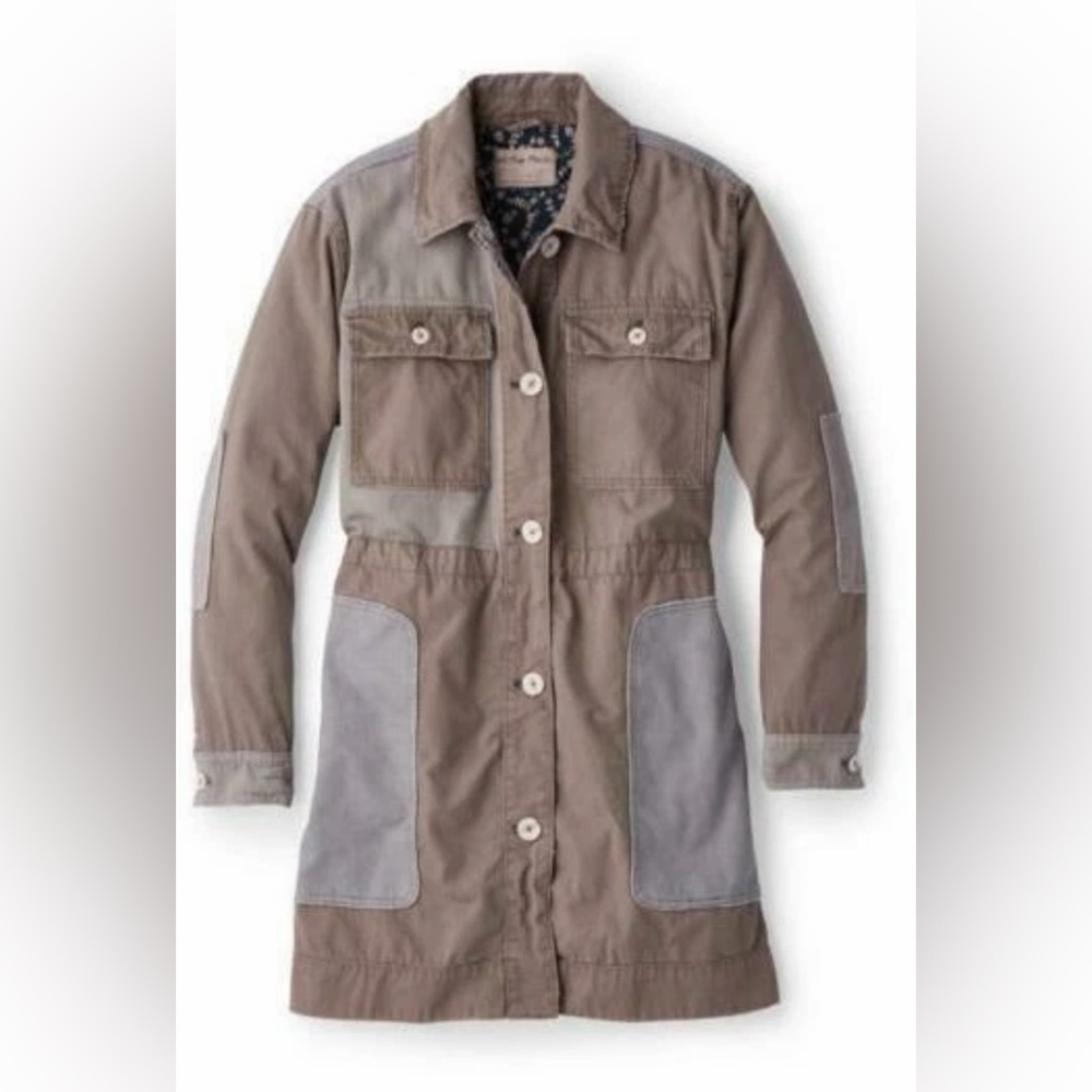 Free People Apollo Cargo Jacket Womens Small Oversized Button Utility Outdoor - Picture 2 of 12
